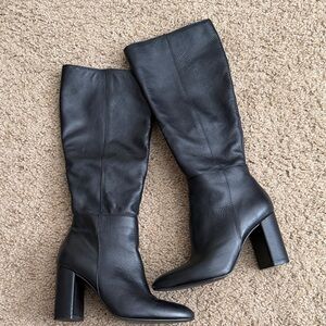Steve Madden Black Heeled Boots